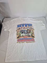 Size Large Bold Graphic Football T Shirt 2017 Cool Streetwear Summer White