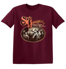 Steve Goodman Somebody Elses Troubles Unisex Cotton Adult Tee Shirt Maroon MC149