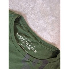 AMERICAN EAGLE Shirt Mens XL Green Eagle Graphic Athletic Fit Tee