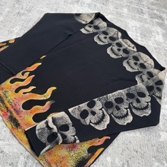 Satoshi Nakamoto Lost Boys Skull Thermal Long Sleeve Shirt