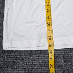 Timberland Cotton T-Shirt Men’s Size XL White Short Sleeve Orange Logo Tent NEW