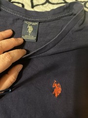 Polo Ralph Lauren Men V-Neck Modern Classic-Fit T-Shirt Tee. Dark Blue S