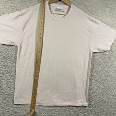 Vintage Hanes Blank T-Shirt Adult Large Pink Heavyweight 50/50 Y2K 90’s Classic