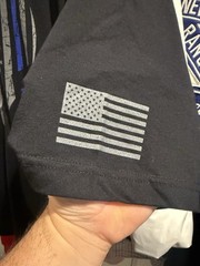 🚔 Thin Blue Line 🚨 Spartan Helmet Support Police Black Tee T-Shirt 2XL 🆕