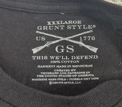 Grunt Style Shirt Mens 3XL Dont Tread On Me Flag Graphic Tee Tagless Patriotic