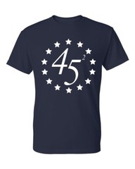 45 Squared Trump 2020 Second Trump 2020 Shirt Republican Political Men’s T-Shirt