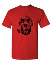 STONED APE SKULL – Unisex Cotton T-Shirt Tee Shirt