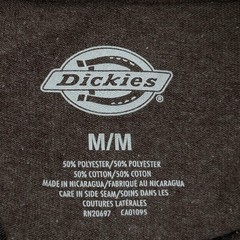 Dickies T-Shirt – Medium Brown Polyester Blend