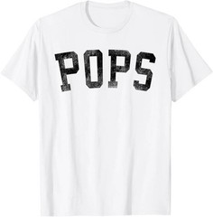 Pops A Men Women T-Shirt Unisex
