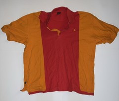 Vintage Air Jordan Brand Polo Og Y2k Sz 3x Orange Red