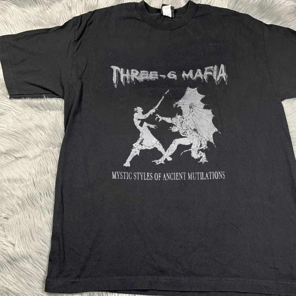 THREE 6 MAFIA NEVER WORN UNISEX TEE S-5XL C27