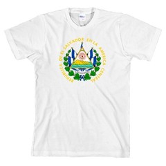 El Salvador Coat of Arms T Shirt Latin America Tee ALL SIZES & NEW