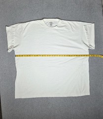 Champs CSG Shirt Mens 5XL White Short Sleeve Crewneck Blank Tee Big & Tall READ