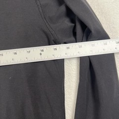 Public Rec Shirt Mens Large Black Long Sleeve Henley Stretch Casual Pima Top