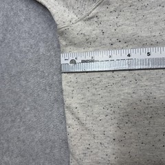 J Crew Henley Shirt Mens Large Gray Speckled Long Sleeve Casual Jersey Tee