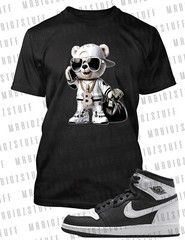 J1 Panda Bear Got Bag Drip Sneaker Tee Shirt To Match Street Wear Shoes Graphic