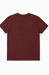 Supreme Burgundy Logo Graphic Print Crew Neck Short Sleeve T-Shirt Men’s M