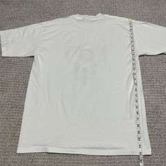 VTG Cal Cru Single Stitch White T Shirt Eagle Grunge Design 80s 90s