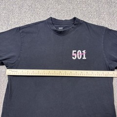Levi’s 501 Vintage On The Fly Graphic T-Shirt Black Men’s Size Small