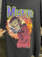 Vintage 90s Misfits Mars Attack Shirt XL Wild Oats Tag