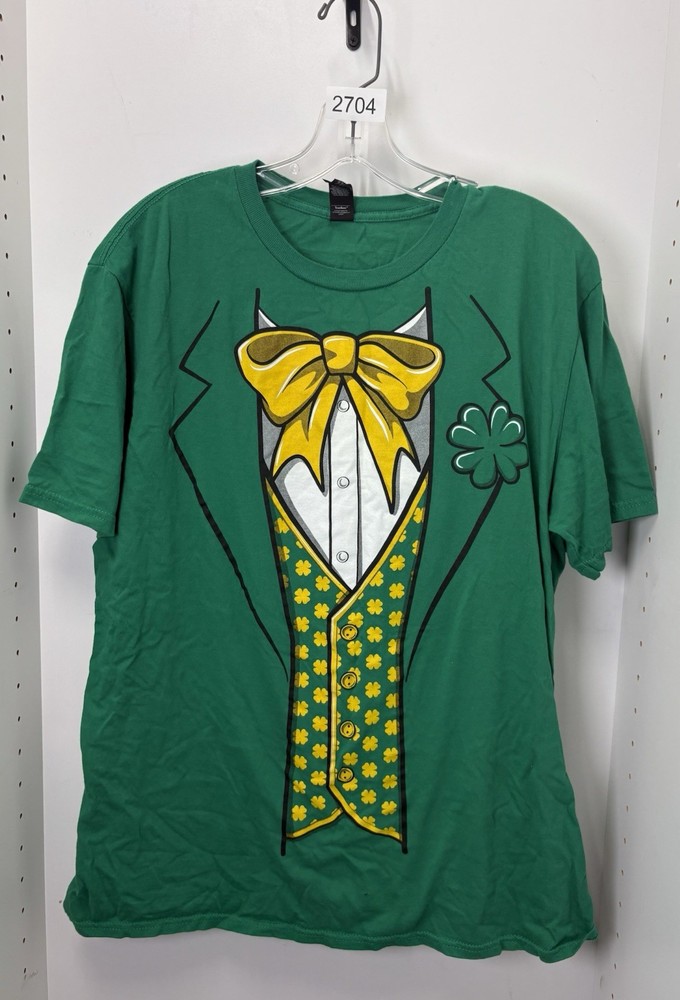 Anvil By Gildan Green St Patrick’s Day Tee Size Large