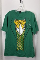 Anvil By Gildan Green St Patrick’s Day Tee Size Large