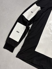 Hood By Air HBA Archive Vinyl Panel Long Sleeve Shirt Black L
