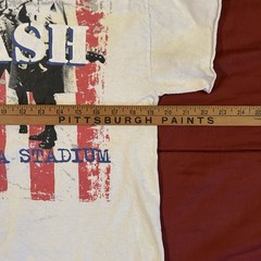 The Clash Live at Shea Stadium T Shirt 2000s Size Medium White Personalized