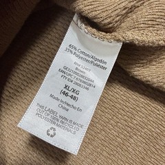 George Long Sleeve Insulating Pullover Shirt Fits Men’s Size XL/XG (46-48) Brown