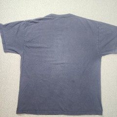 Gildan DeSales University Alumni T-Shirt Mens XL Navy Blue Fair Distressed Tee