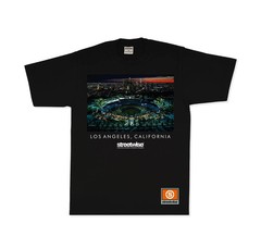Streetwise City Lights Men’s T-Shirt – LA Streetwear Tee – Black