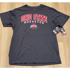 NWT Mens Colosseum Ohio State Buckeyes Tee – Large – Mens T-Shirt Heather Gray