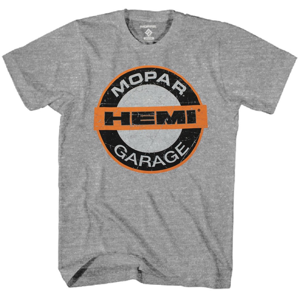 Mopar Hemi Garage Distressed Logo T-Shirt