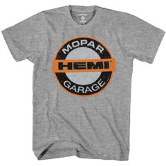 Mopar Hemi Garage Distressed Logo T-Shirt