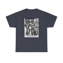One Way Club LA Tom of Finland Gay Leather Art T-Shirt Vintage Queer Tee