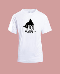 UNISEX MEN WOMENS TEE TSHIRT ASTRO BOY CLASSIC RETRO CARTOON FACE 80’S FAVORITE