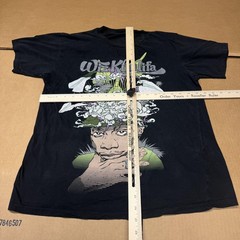 Wiz Khalifa Shirt Mens Medium Black Portrait Smoke Graphic Hip Hop Rap Music Tee