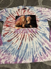 Dumbgood X Beetlejuice Mens Tie Dye Long Sleeve Shirt Maitlands Movie XL