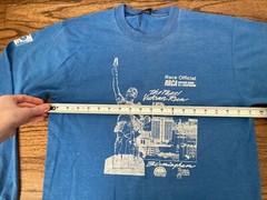 Vintage 1989 Vulcan Run T Shirt Size Large* Birmingham AL Marathon Single Stitch
