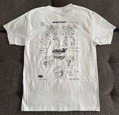 2x HUF Mobile Suit Gundam Wing Deathscythe Heavy Arms Schematics T-Shirt Medium