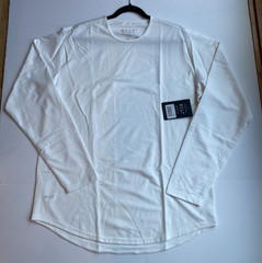 NWT BYLT Premium Basics Drop-Cut BYLT Blend Long Sleeve White Men’s XL