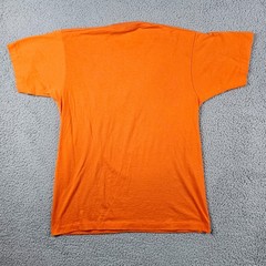 Vintage Tennessee Vols UT Shirt Mens Large Orange Embossed USA Single Stitch 90s