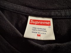 Supreme Molotov Kid Black Tee Size Medium SS19 Pre Owned 100% Authentic