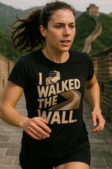 The Great Wall Of China Shirts – “I Walked the Wall.” Graphic Tee