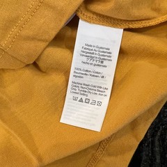 NWT J. Crew Men’s Dried Saffron Gold Washed Jersey Crewneck Tee – SIZE LARGE