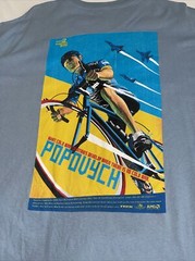 race to replace discovery channel pro cycling team blue T-shirt size extra-large