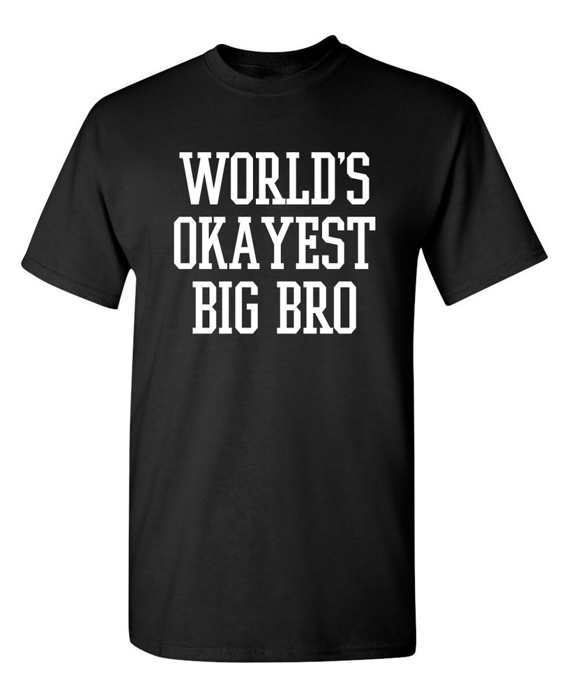 World’s Best Bro Sarcastic Humor Novelty Super Soft Ring Spun Funny T Shirt