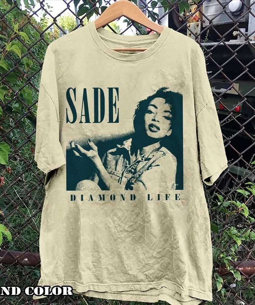 Sade Diamond Life Sand Graphic Short Sleeve T shirt Reprint S-5XL Men Women