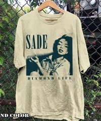 Sade Diamond Life Sand Graphic Short Sleeve T shirt Reprint S-5XL Men Women
