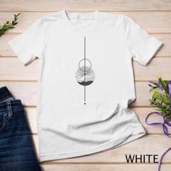 Geometric Art Graphic Planet Space Abstract Cool Man T-Shirt Unisex T-shirt